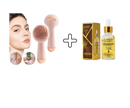 Pack Limpiador Masajeador Serum